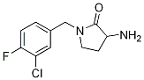3-AMINO-1-(3-CHLORO-4-FLUORO-BENZYL)-PYRROLIDIN-2-ONE CAS#: 1249608-09-0