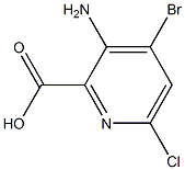 3-AMino-4-broMo-6-chloropicolinic acid CAS#: 1073182-90-7