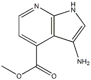 3-AMino-7-azaindole-4-carboxylic acid Methyl ester CAS#: 1190321-19-7