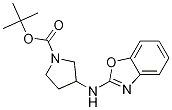 3-(Benzooxazol-2-ylaMino)-pyrrolidine-1-carboxylic acid tert-butyl ester CAS#: 1353958-77-6