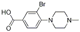 3-BroMo-4-(4-Methyl-1-piperazinyl)benzoic Acid CAS#: 1131622-55-3