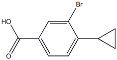 3-BroMo-4-cyclopropylbenzoic acid CAS#: 1131622-50-8
