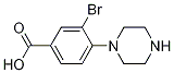 3-BroMo-4-piperazinobenzoic Acid CAS#: 1131594-67-6