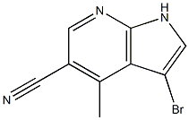 3-BroMo-5-cyano-4-Methyl-7-azaindole CAS#: 1190312-91-4