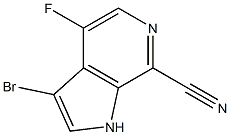 3-BroMo-7-cyano-4-fluoro-6-azaindole CAS#: 1190311-11-5