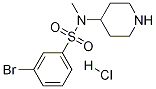 3-BroMo-N-methyl-N-piperidin-4-ylbenzolsulfonamidhydrochlorid CAS-Nr .: 1353978-73-0