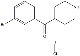 (3-BroMophenyl)-4-piperidinyl-Methanone HCl CAS#: 1225573-65-8
