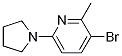 3-Bromo-2-methyl-6-(pyrrolidin-1-yl)pyridine CAS#: 1199773-35-7