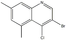 3-Bromo-4-chloro-5,7-dimethylquinoline CAS#: 1204810-62-7