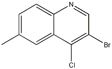 3-Bromo-4-chloro-6-methylquinoline CAS#: 1204810-41-2