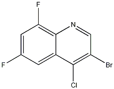 3-Bromo-4-chloro-6,8-difluoroquinoline CAS#: 1204810-25-2