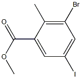3-Bromo-5-Iodo-2-Methyl Benzoic Acid Methyl Ester CAS#: 1370600-52-4