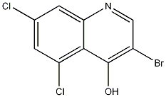 3-Bromo-5,7-dichloro-4-hydroxyquinoline CAS#: 1204810-37-6