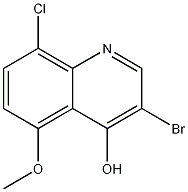 3-Bromo-8-chloro-4-hydroxy-5-methoxyquinoline CAS#: 1204810-82-1