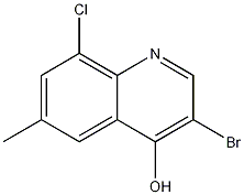 3-Bromo-8-chloro-4-hydroxy-6-methylquinoline CAS#: 1204810-55-8