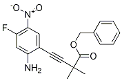 3-Butynoic acid, 4-(2-aMino-4-fluoro-5-nitrophenyl)-2,2-diMethyl-, phenylMethyl ester CAS#: 1225589-66-1