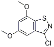 3-CHLORO-5,7-DIMETHOXY-1,2-BENZISOTHIAZOLE CAS#: 1184915-20-5