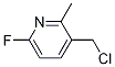 3-(CHLOROMETHYL)-6-FLUORO-2-METHYLPYRIDINE CAS#: 1227587-12-3