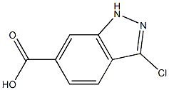 3-Chloro 1H-indazole-6-carboxylic acid CAS#: 1086391-21-0