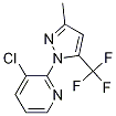 3-Chloro-2-(3-methyl-5-(trifluoromethyl)pyrazol-1-yl)pyridine CAS#: 1150164-52-5