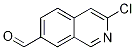 3-Chloro-2-azanaphthalene-7-carboxaldehyde, 3-Chloro-7-formylisoquinoline CAS#: 1337879-96-5