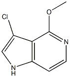 3-Chloro-4-Methoxy-5-azaindole CAS#: 1190322-21-4