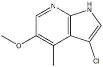 3-Chloro-5-Methoxy-4-Methyl-7-azaindole CAS#: 1190313-30-4