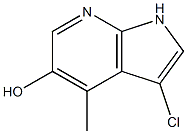3-Chloro-5-hydroxy-4-Methyl-7-azaindole CAS#: 1190313-06-4