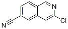 3-Chloro-6-cyanoisoquinoline, 3-Chloro-6-cyano-2-azanaphthalene CAS#: 1337880-36-0