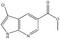3-Chloro-7-azaindole-5-carboxylic acid Methyl ester CAS#: 1190309-74-0