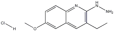 3-Ethyl-2-hydrazino-6-methoxyquinoline hydrochloride CAS#: 1172320-37-4