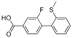 3-Fluoro-4-(2-Methylthiophenyl)benzoic acid CAS#: 1261974-64-4