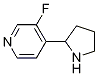 3-Fluoro-4-(2-pyrrolidinyl)pyridine CAS#: 1270491-52-5