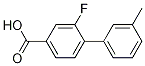 3-Fluoro-4-(3-methylphenyl)benzoic acid CAS#: 1261993-08-1