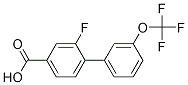 3-Fluoro-4-(3-trifluoromethoxyphenyl)benzoic acid CAS#: 1261524-83-7