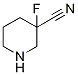3-Fluoropiperidine-3-carbonitrile CAS#: 1265323-71-4