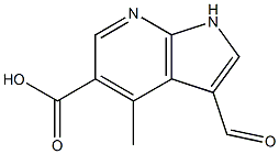3-ForMyl-4-Methyl-7-azaindole-5-carboxylic acid CAS#: 1190313-55-3