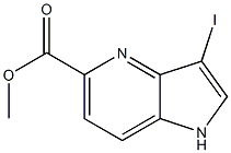 3-Iodo-4-azaindole-5-carboxylic acid Methyl ester CAS#: 1190310-84-9