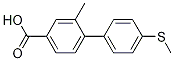 3-Methyl-4-(4-Methylthiophenyl)benzoic acid CAS#: 1261964-62-8