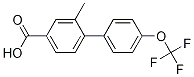 3-Methyl-4-(4-trifluoroMethoxyphenyl)benzoic acid CAS#: 1261560-31-9