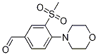 3-(Methylsulfonyl)-4-morpholinobenzaldehyde CAS#: 1197193-23-9
