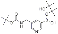 3-(N-Boc-aminomethyl)pyridine-5-boronic acid pinacol ester CAS#: 1257554-93-0