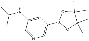 3-PYRIDINAMINE, N-(1-METHYLETHYL)-5-(4,4,5,5-TETRAMETHYL-1,3,2-DIOXABOROLAN-2-YL)- CAS#: 1201644-38-3