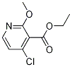 3-Pyridinecarboxylic acid, 4-chloro-2-Methoxy-, ethyl ester CAS#: 1256826-55-7