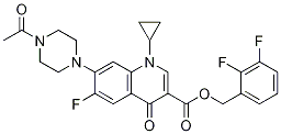 3-Quinolinecarboxylic acid, 7-(4-acetyl-1-piperazinyl)-1-cyclopropyl-6-fluoro-1,4-dihydro-4-oxo-, (2,3-difluorophenyl)Methyl ester CAS#: 1118826-55-3