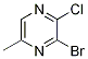 3-broMo-2-chloro-5-Methylpyrazine CAS#: 1359828-82-2