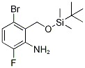 3-broMo-2-((tert-butyldiMethylsilyloxy)Methyl)-6-fluoroaniline CAS#: 1227958-00-0