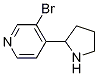 3-broMo-4-(pyrrolidin-2-yl)pyridine CAS#: 1270362-48-5