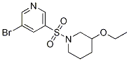 3-broMo-5-(3-ethoxypiperidin-1-ylsulfonyl)pyridine CAS#: 1291385-39-1