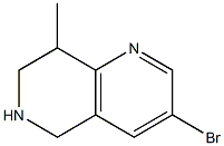 3-broMo-8-Methyl-5,6,7,8-tetrahydro-1,6-naphthyridine CAS#: 1211524-49-0